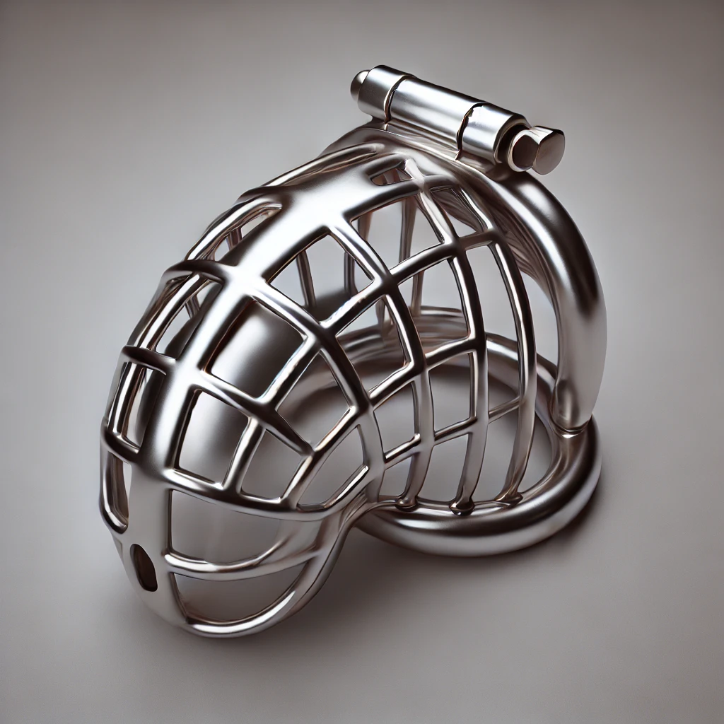 Traditional Metal Chastity Cage